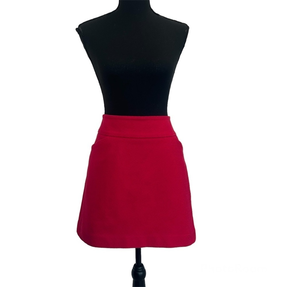 LOFT Fuchsia pink textured mini skirt Sz 6